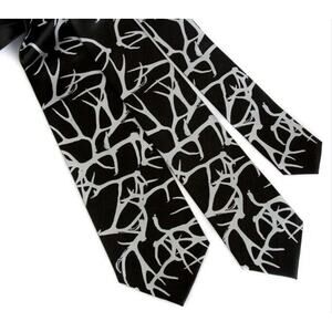 NWT CYBEROPTIX x WELL DONE GOODS TIE MADE IN DETRIOT USA DEER ANTLERS